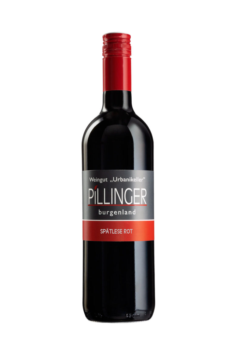 Spätlese Rot Pillinger Rotweinflasche